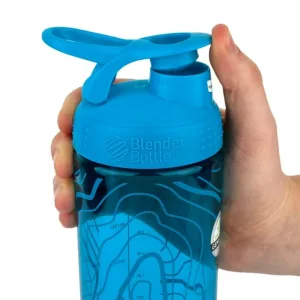 Шейкер BlenderBottle SportMixer Signature Sleek 28 oz/ - 820 мл Аквамариновий Topt Flow