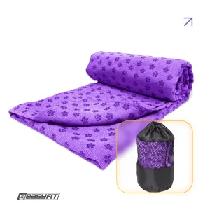 Рушник для йоги EasyFit Yoga Mat Towel з мікрофібри Фіолетовий