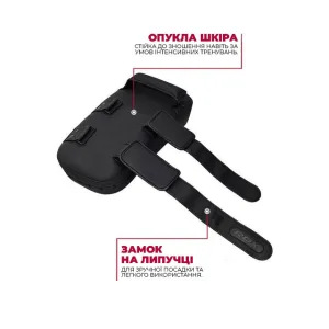 Пади для тайського боксу RDX T15 Noir Thai Pad Black (1 шт.)