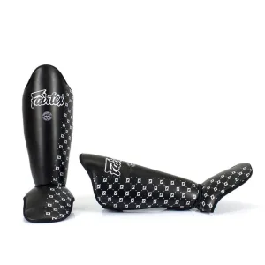 Захист гомілки та стопи Fairtex SP5 Shin Pads Black M