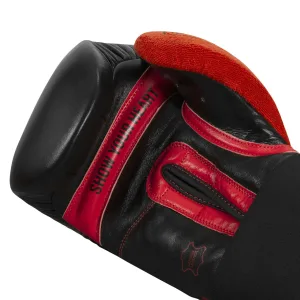Рукавички боксерські рукавиці TITLE Boxing All Heart Bag 2,0 Black/Red 14 унцій (бинти 4 м. в комплекті)