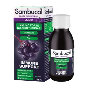 Immuno Forte No Added Sugar + Vitamin C + Zinc Liquid - 120 мл