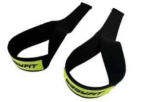 Лямки атлетичні EasyFit Delta Long для станової тяги чорні