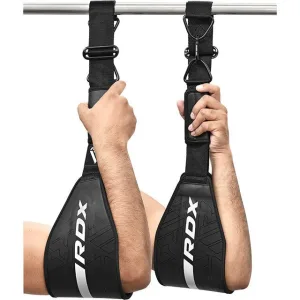 Петлі підвісні (петлі береша) RDX F6 KARA Gym Workout Abs Straps Black/White