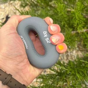 Еспандер кистьовий силіконовий PowerPlay PP-4336 Hand Grip Large 25 кг. сірий