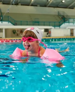 Окуляри для плавання Arena SPIDER KIDS рожеві дитячі OSFM 004310 203 Оригінал