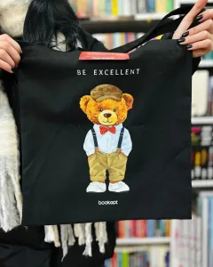 Екошопер BookOpt ВК4057 Teddy Bear (Be Excellent) чорний