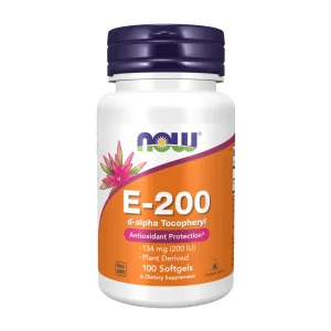 Vitamin E-200 D-Alpha Tocopheryl - 100 софтгель