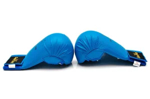 Рукавички накладки для карате Червоний M - Синій