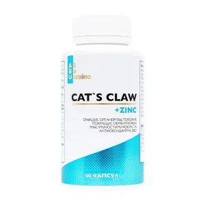 Cat`s Claw + Zinc - 60 капсул