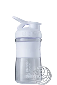 Шейкер спортивний пляшка BlenderBottle SportMixer Flip 590 мл Білий