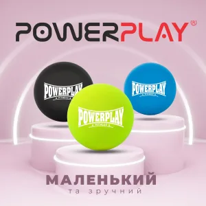 Масажний силіконовий м'яч PowerPlay PP-4354 Silicone Lacrosse Ball (6,3 см.) зелений