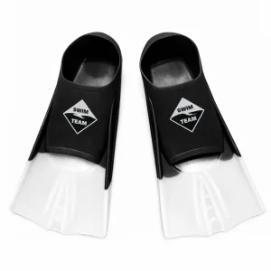 Ласти для плавання розмір 36-38 чорно-білий