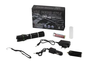 Ліхтар X BALOG UV 2 діоди BL T8626 C-2 алюмінієвий діапазон до 300 м L-072