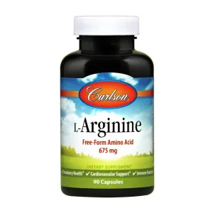 L Arginine вільна форма Amino Acid 675 мг - 90 капсул