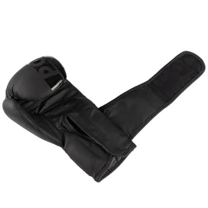 Боксерські рукавиці PowerPlay 3086 Matt Challenger чорні 10 унцій