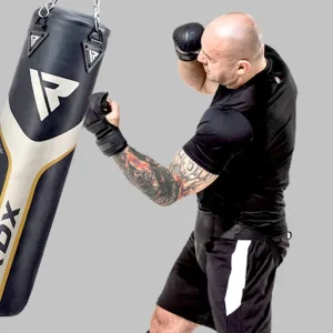 Рукавиці для ММА (Греплінгові рукавички) RDX T15 Noir Inner Matte Black XL