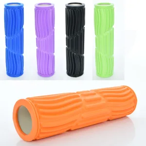 Роллер для занять йогою та пілатесом 45 см*11 см фіолетовий