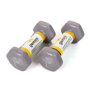 Гантелі Sport для фітнесу з вініловим покриттям 2 шт по 1,0 кг GSD-1.0GRAY