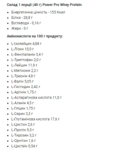 Whey Protein - 1 кг шоколадне морозиво