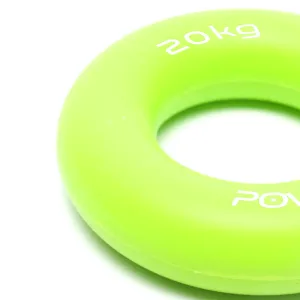 Еспандер кистьовий силіконовий PowerPlay PP-4324 Hand Grip Ring Medium 20 кг. зелений