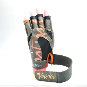 Рукавички для фітнесу MadMax MFG-921 Voodoo Light grey/orange S