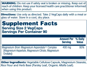 Magnesium Asporotate - 180 капсул