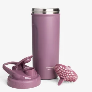 Шейкер спортивний SmartShake металевий Insulated Steel - 750 мл Сливовий