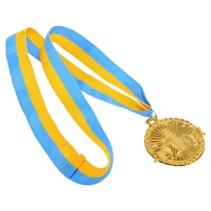 Медалі зі стрічкою 1 місце 6 см