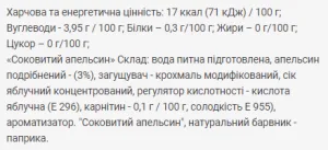 Fitnes Jam без цукру + L Carnitine - 200 г апельсин