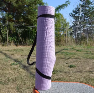 Килимок для йоги та фітнесу PowerPlay 4010 PVC Yoga Mat лавандовий 173x61x0,6