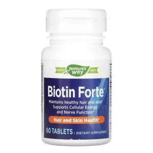 Biotin Forte 5 мг - 60 таблеток (До 06,26)