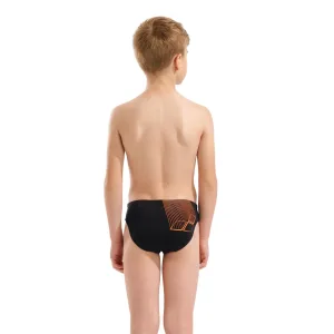 Плавки слипи для хлопчиків Arena BRIGHT SWIM BRIEFS чорні Оригінал 006724 503 164 см