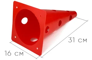 Sports cone EasyFit 31 cm red