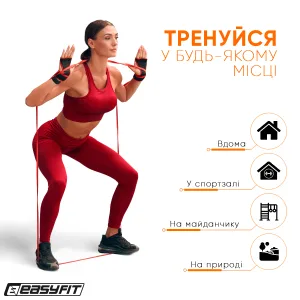 Гумова петля EasyFit 2 - 15 кг червона