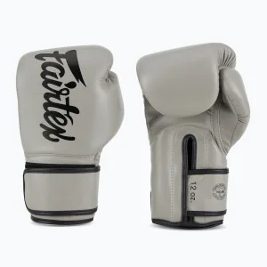Боксерські рукавиці Fairtex BGV14 Grey 10 унцій (бинти в комплекті)