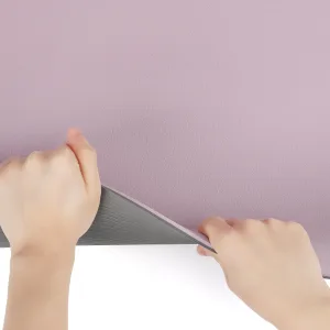 Килимок для фітнесу та йоги Sport TPE+TC 6 мм - світлий фіолетовий - сірий