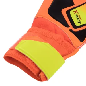 Дитячі воротарські рукавички з захистом пальців PRECISION помаранчеві 7