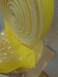 Бинтова стрічка для боксу PowerPlay жовта 100 м