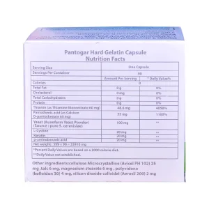 Pantogar For Hair and Nails - 90 капсул