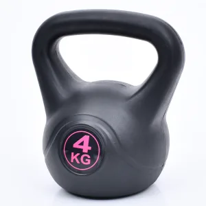 Гиря 4 кг суцільна пластикова PE