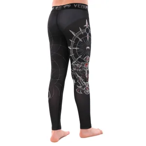 Костюм компресійний дитячий рашгард лонгслів штани та шорти VNM UFC FIGHT WEEK 2XS-L, чорний-сірий 9541B-9641B-V5032 XXS