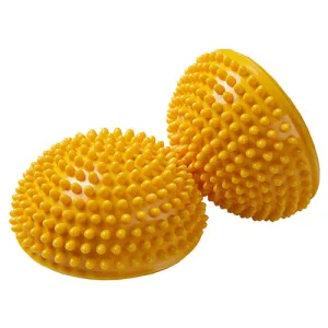 Напівсфера масажна балансувальна їжачок 260 грам жовтий