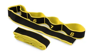 Еспандер з петлями для розтяжки PowerPlay PP_4311 Fitness Band Жовта 88*4 см.