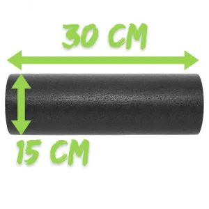 Набір для масажу та йоги PowerPlay PP_4095 EPP (ролик 45*15 + 2-ва мячі) Green + резика 5,5 кг.