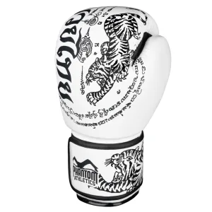 Боксерські рукавиці Phantom Muay Thai White 10 унцій (капа в подарунок)
