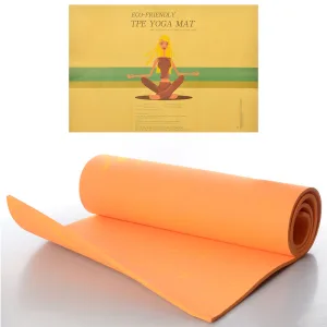 Килимок для фітнесу та йоги PER GPER-8OR 183 см 61 см 8 мм помаранчевий