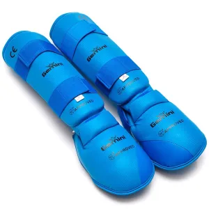 Захист гомілки та стопи для карате синій S