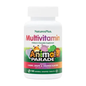 Animal Parade Multivitamin 180 таблеток у формі тварин натуральний виноград