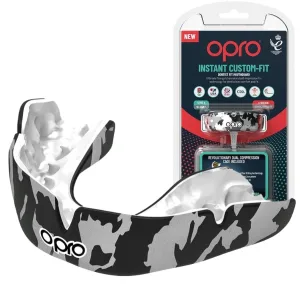 Капа OPRO Instant CAMO доросла (вік 11+) Black/White (art.102523002)